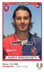 Figurina Daniele Magliocchetti (Cagliari) - Calciatori 2010-2011 - Panini