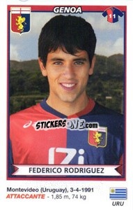 Cromo Federico Rodriguez (Genoa) - Calciatori 2010-2011 n. A34 - Panini