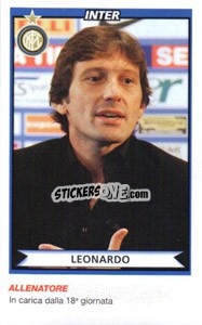 Sticker Leonardo (Inter) - Calciatori 2010-2011 n. A37 - Panini