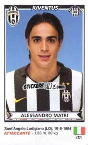 Sticker Alessandro Matri (Juventus)