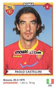 Cromo Paolo Castellini (Roma) - Calciatori 2010-2011 n. A71 - Panini