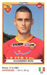 Cromo Aleandro Rosi (Roma) - Calciatori 2010-2011 - Panini