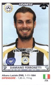 Figurina Damiano Ferronetti (Udinese)