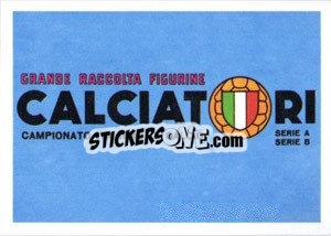 Sticker Testata Grande Raccolta - Calciatori 2010-2011 n. P1 - Panini