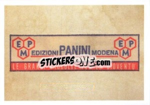 Sticker Tassello Epm - Calciatori 2010-2011 n. P2 - Panini