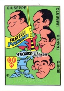 Sticker Fratelli Panini Caricatura