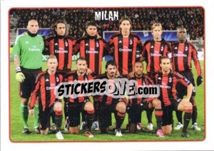 Sticker Campioni D'Inverno - Milan - Calciatori 2010-2011 n. V6 - Panini