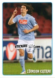 Sticker L'uomo Dell'anno - Edinson Cavani - Calciatori 2010-2011 - Panini
