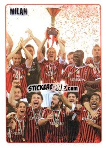 Sticker Campioni D'Italia - Milan - Calciatori 2010-2011 n. V11 - Panini