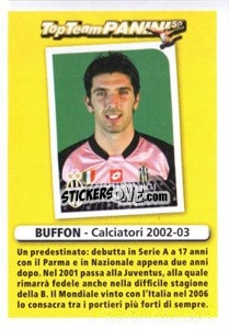 Cromo Portiere - Gianluigi Buffon