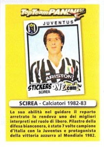 Sticker Difensore - Gaetano Scirea - Calciatori 2010-2011 n. X2 - Panini