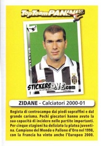 Figurina Centrocampista - Zinedine Zidane
