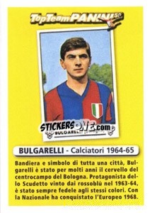 Sticker Centrocampista (altri) - Giacomo Bulgarelli - Calciatori 2010-2011 n. X15 - Panini