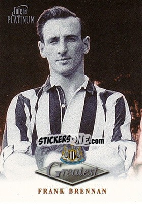 Sticker Frank Brennan - Newcastle Greatest Platinum 1999 - Futera