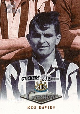 Cromo Reg Davies - Newcastle Greatest Platinum 1999 n. 9 - Futera