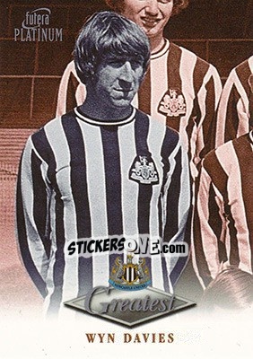 Sticker Wyn Davies - Newcastle Greatest Platinum 1999 - Futera