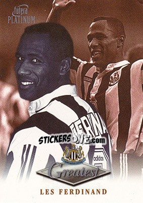 Sticker Les Ferdinand - Newcastle Greatest Platinum 1999 n. 12 - Futera