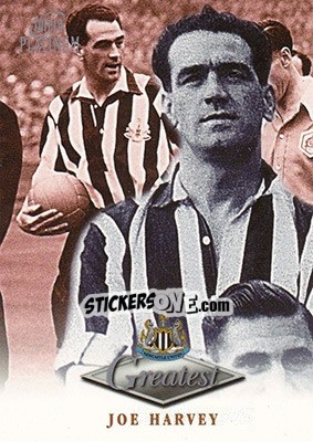 Sticker Joe Harvey - Newcastle Greatest Platinum 1999 - Futera
