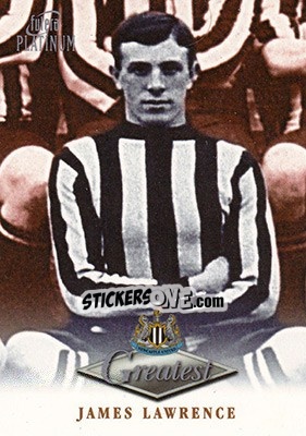 Sticker James Lawrence - Newcastle Greatest Platinum 1999 n. 21 - Futera