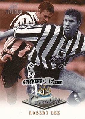 Sticker Rob Lee - Newcastle Greatest Platinum 1999 - Futera