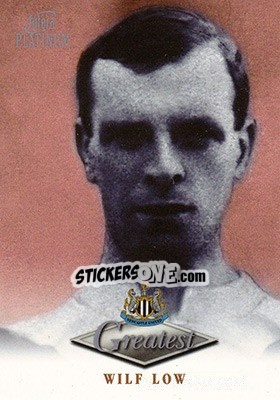 Sticker Wilf Low - Newcastle Greatest Platinum 1999 - Futera