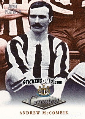 Sticker Andrew McCombie - Newcastle Greatest Platinum 1999 - Futera
