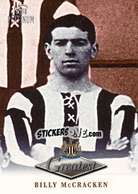Sticker Billy McCracken - Newcastle Greatest Platinum 1999 - Futera