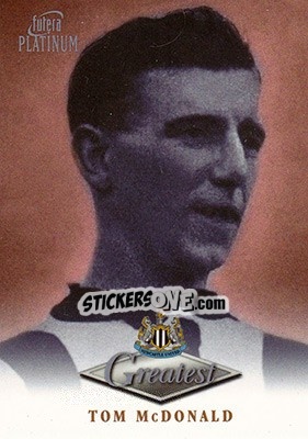 Figurina Tom Macdonald - Newcastle Greatest Platinum 1999 n. 28 - Futera