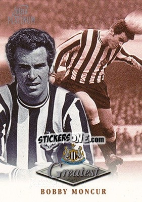 Cromo Bobby Moncur - Newcastle Greatest Platinum 1999 - Futera