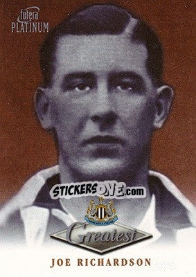 Sticker Joe Richardson - Newcastle Greatest Platinum 1999 n. 35 - Futera