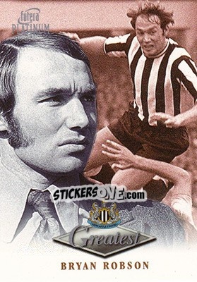 Cromo Bryan Robson - Newcastle Greatest Platinum 1999 - Futera