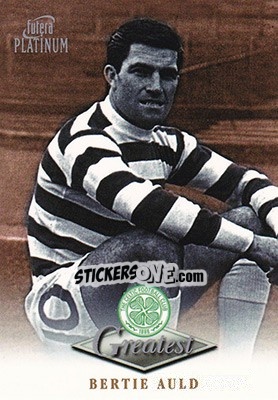 Sticker Bertie Auld - Celtic Greatest Platinum 1999 - Futera