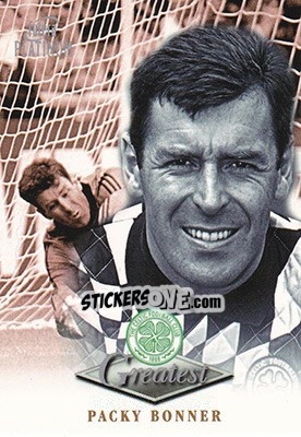 Sticker Packy Bonner - Celtic Greatest Platinum 1999 - Futera