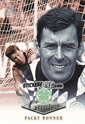 Cromo Packy Bonner - Celtic Greatest Platinum 1999 - Futera