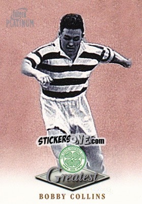 Sticker Bobby Colins - Celtic Greatest Platinum 1999 - Futera