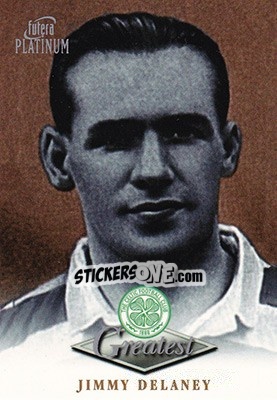 Sticker Jimmy Delaney - Celtic Greatest Platinum 1999 n. 11 - Futera