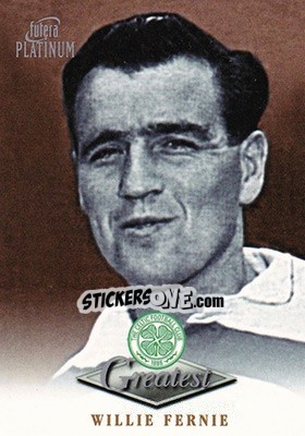 Sticker Willie Fernie - Celtic Greatest Platinum 1999 - Futera