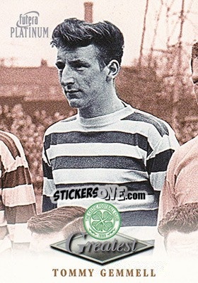 Sticker Tommy Gemmell - Celtic Greatest Platinum 1999 n. 17 - Futera