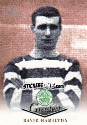 Sticker Davie Hamilton - Celtic Greatest Platinum 1999 - Futera