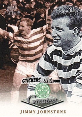 Cromo Jimmy Johnstone - Celtic Greatest Platinum 1999 - Futera