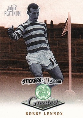 Sticker Bobby Lenox - Celtic Greatest Platinum 1999 - Futera