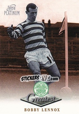 Sticker Bobby Lenox - Celtic Greatest Platinum 1999 n. 23 - Futera