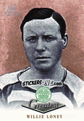 Sticker Willie Loney - Celtic Greatest Platinum 1999 n. 24 - Futera