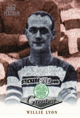 Sticker Willie Lyon - Celtic Greatest Platinum 1999 - Futera