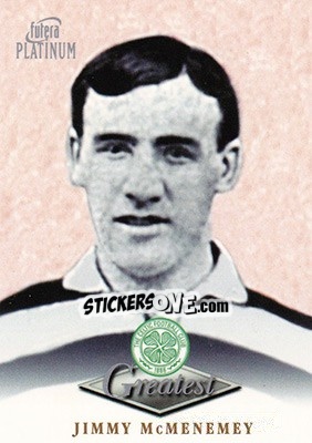 Cromo Jimmy McMenemey - Celtic Greatest Platinum 1999 - Futera