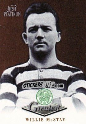 Sticker Willie McStay - Celtic Greatest Platinum 1999 n. 37 - Futera