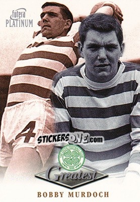 Sticker Bobby Murdoch - Celtic Greatest Platinum 1999 - Futera