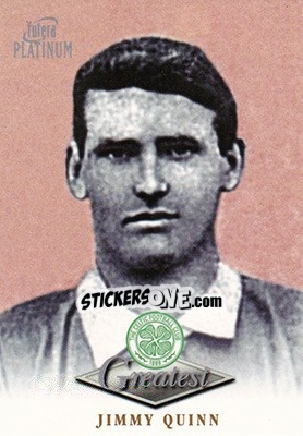 Sticker Jimmy Quinn - Celtic Greatest Platinum 1999 n. 42 - Futera