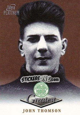 Cromo John Thompson - Celtic Greatest Platinum 1999 - Futera