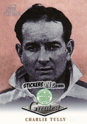 Figurina Charlie Tully - Celtic Greatest Platinum 1999 - Futera